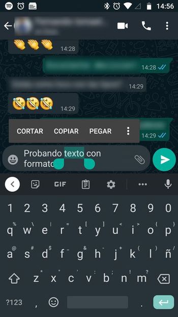 Cambiar el tipo de letra en WhatsApp • De haberlo sabido antes